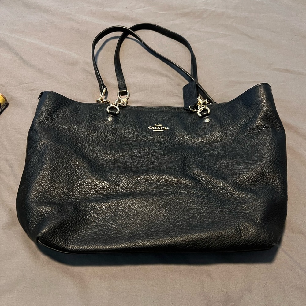 Black Coach Shoulder Bag